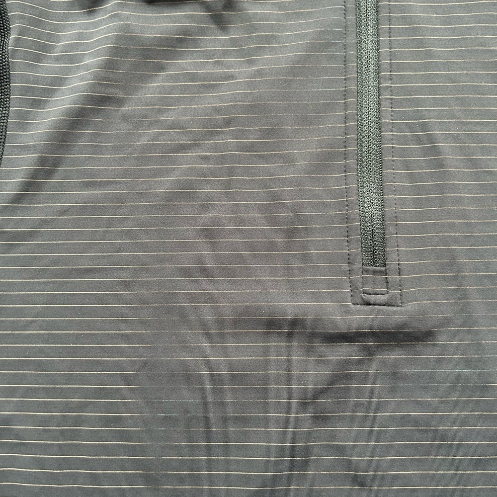 Vintage Lululemon Mens Short Sleeve 1/4 Zip 
Size Small 
Gray Black - Picture 8 of 8